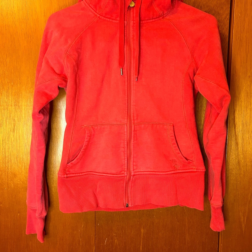 GLO Jeans Red Zip-Up Jacket